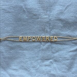 Gold Empowered Bracelet